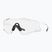Oakley Cybr Zero matt weiß/klar bis schwarz Iridium phototrope Sonnenbrille