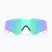 Oakley Cybr Zero poliert weiß/Prisma Saphir-Sonnenbrille