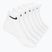 Socken Nike Everyday Cushioned 6er-Pack white/black