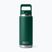 Thermoflasche YETI Rambler Straw 769 ml black forest green