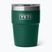 Thermosflasche YETI Rambler Stackable 473 ml black forest green