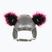 Ohrenaufsatz für Kinderhelm Eisbar Kekos pink/black