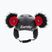 Helm-Ohren Eisbar Teddy Ears black/red