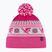 Wintermütze Eisbar Retroski Pompon pitti pink