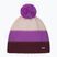 Wintermütze Eisbar Star Pompon lilac/purple