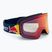 Skibrille Red Bull SPECT Rush Photo blue/brown with red chrome x