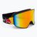 Skibrille Red Bull SPECT Rush black/red snow - orange with red mirror