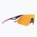 Red Bull SPECT Mark blau/braun mit rot-orangem Spiegel Sonnenbrille