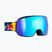 Red Bull SPECT Fink blau/rauch mit blauem Spiegel Skibrille