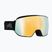 Skibrille Red Bull SPECT Fink black/smoke with yellow mirror