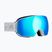 Skibrille Red Bull SPECT Fink white/smoke with blue mirror