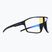 Red Bull SPECT Daft Pro schwarz/photochrom mit blauem Spiegel Sonnenbrille