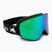 Skibrille Red Bull SPECT Rush matt black/brown with green mirror