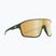 Sonnenbrille Red Bull SPECT Daft matt metallic olive/ brown with gold mirror