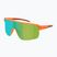 Sonnenbrille Red Bull SPECT Dakota matt clear neon-orange/brown with blue-green mirr