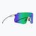 Sonnenbrille Red Bull SPECT Ruffy IB matt metallic light grey/green with green mirror