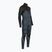 Men's ION Seek Core 3/2 mm Front Zip verzerrt schwarzer Neoprenanzug