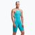 Frauen einteiliger Badeanzug Funkita Apex Viper Knieschale mint Maschine