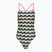 Damen Badeanzug Funkita Strapped In One piece rainbowie
