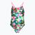 Kinder-Badeanzug, einteilig, Funkita Single Strap One Piece sub lime