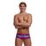 Herren-Badeboxershorts Funky Trunks Sidewinder Trunks wild animal