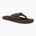 Herren Rip Curl Revival Leder Open Toe Flip Flops braun