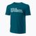 Herren-Tennisshirt Wilson Script Eco Cotton Tee blau/koralle