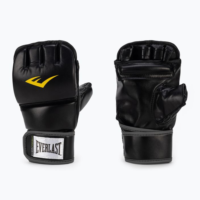 Herren EVERLAST MMA Handschuhe schwarz EV7562 Daumen Grappling Handschuhe 3