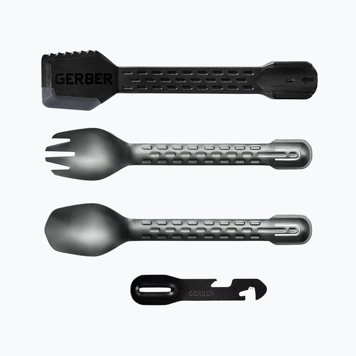 Gerber ComplEAT-Cook Eat Clean Tong Camping Essentials grau-schwarz 31-003464