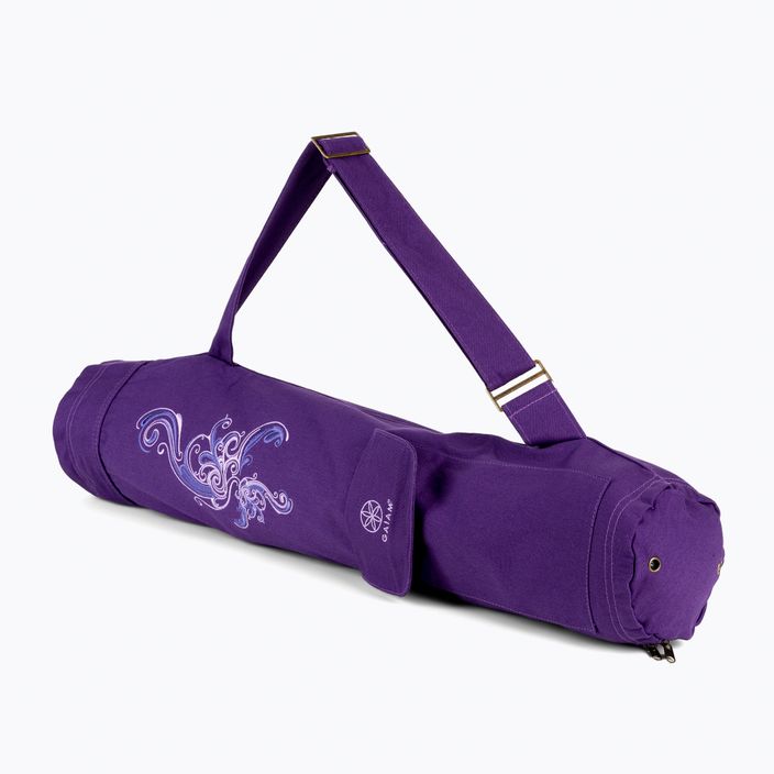 Gaiam Yoga-Matte Tasche Deep Plum lila 61338
