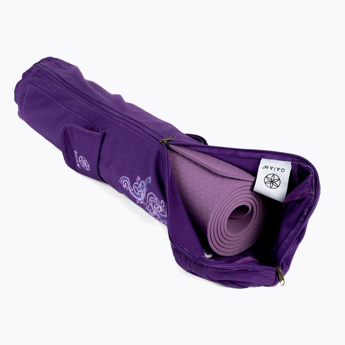 Gaiam Yoga-Matte Tasche Deep Plum lila 61338 8