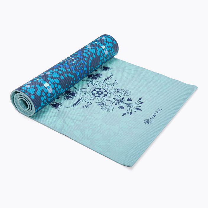 Gaiam Mystic Yoga-Matte 6 mm blau 62899 2