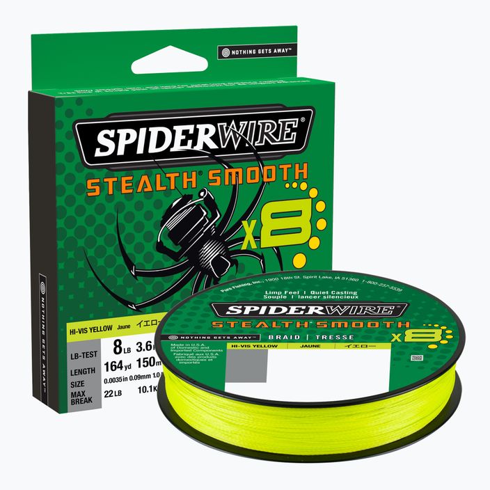 SpiderWire Stealth 8 gelbes Spinngeflecht 1515628