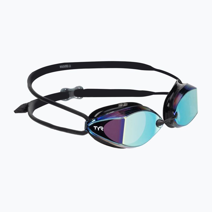 Schwimmbrille TYR Tracer-X Racing Mirrored schwarz-gold LGTRXM_751