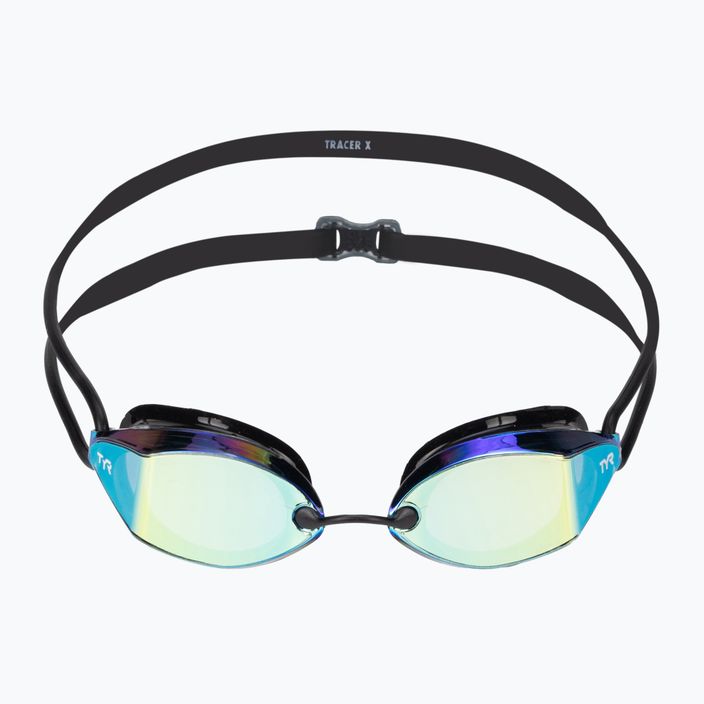Schwimmbrille TYR Tracer-X Racing Mirrored schwarz-gold LGTRXM_751 2