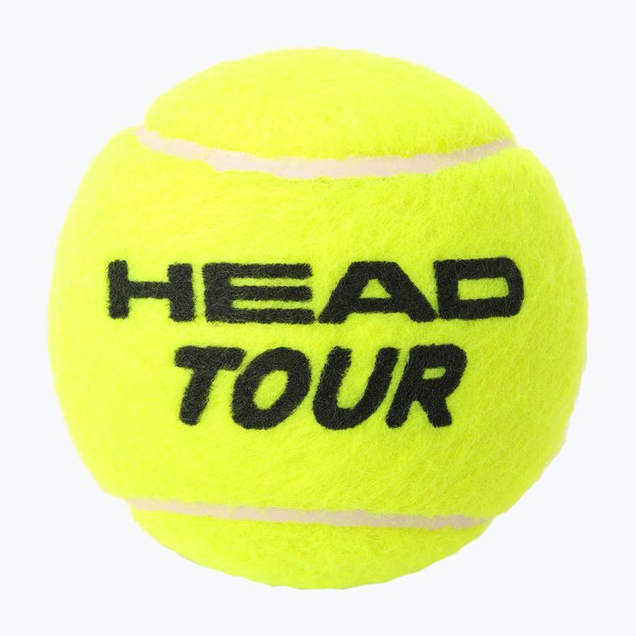 HEAD Tour Tennisbälle 4 Stück gelb 570704 2