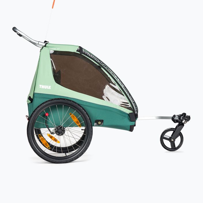 Thule Coaster XT Fahrradanhänger+Kinderwagen zweisitzig grün 10101820 2