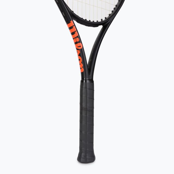 Wilson Burn 100 V4.0 Tennisschläger schwarz und orange WR044710U 4