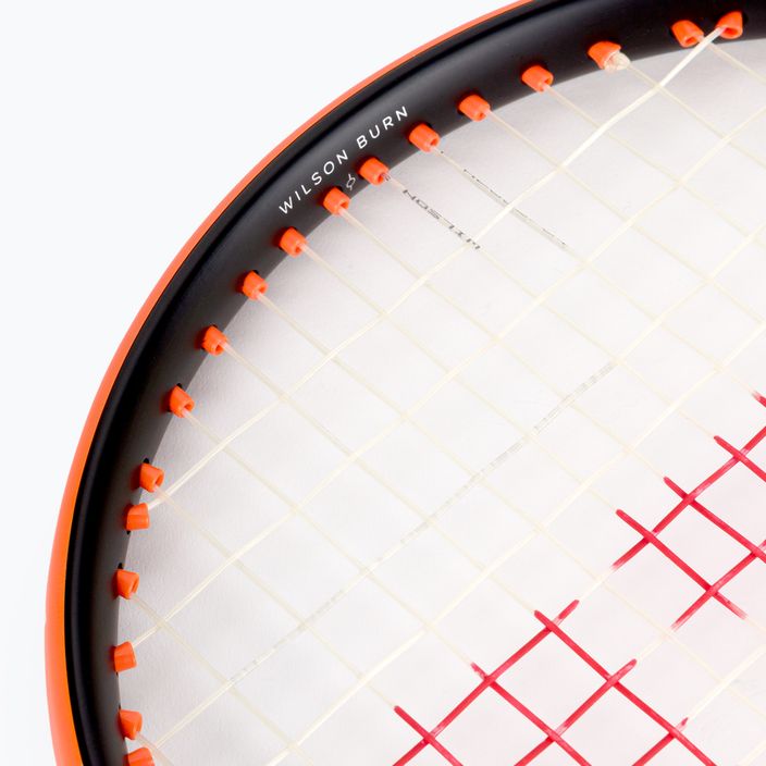 Wilson Burn 100 V4.0 Tennisschläger schwarz und orange WR044710U 6