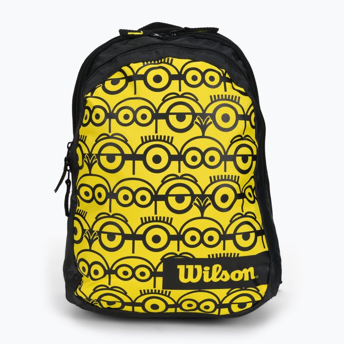 Wilson Minions JR Kinder Tennis Rucksack schwarz und gelb WR8014001 2