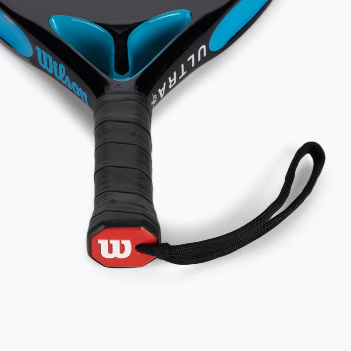 Wilson Ultra Team V2 Padel Schläger schwarz und blau WR067011U2 3