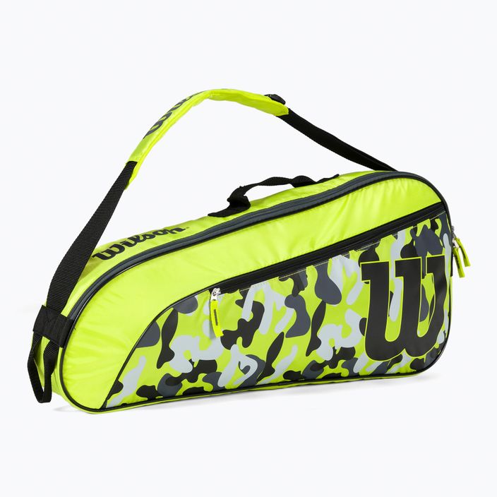 Tennistasche für Kinder Wilson Junior Racketbag gelb WR8017802001