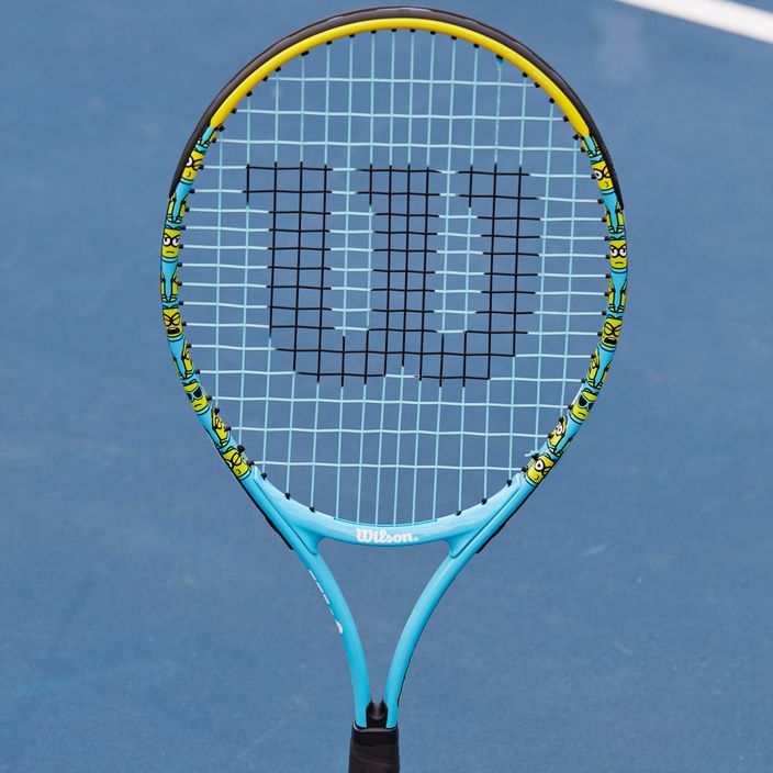 Kinder-Tennisschläger Wilson Minions 2.0 Jr 23 blau/gelb WR097210H 7