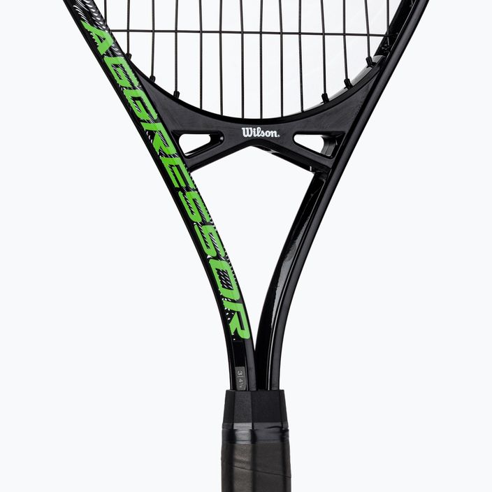 Wilson Aggressor 112 Tennisschläger schwarz-grün WR087510U 5