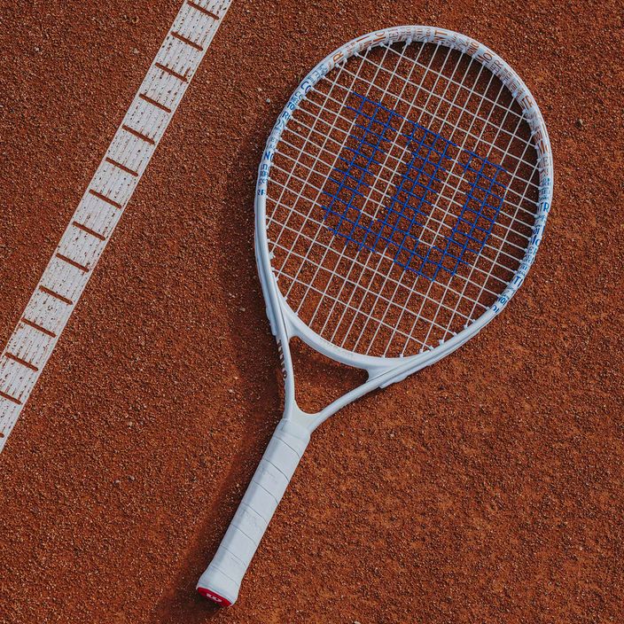 Wilson Roland Garros Elite 21 Tennisschläger für Kinder weiß WR086510H 9