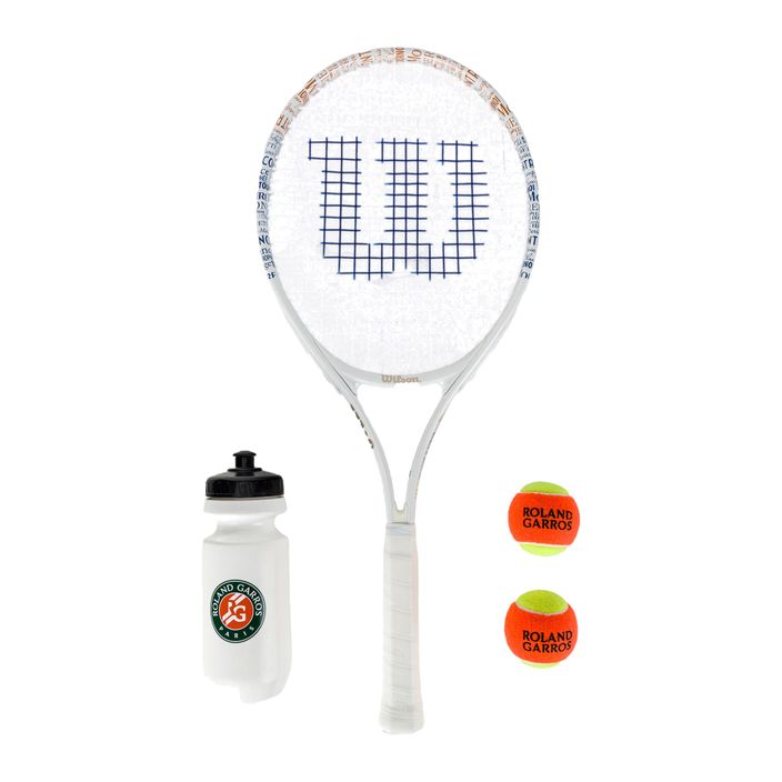 Wilson Roland Garros Elite 25 Tennisset für Kinder orange und weiß WR086810F