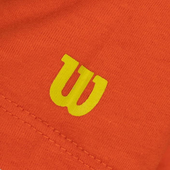 Kinder-Tennisshirt Wilson Emoti-Fun Tech Tee orange WRA807403 4