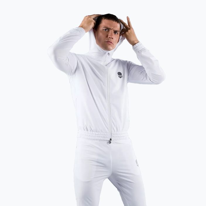 Herren-Tennis-Sweatshirt HYDROGEN FZ weiß TC0003001 6