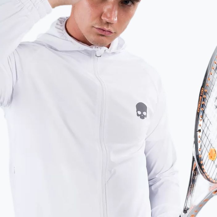 Herren-Tennis-Sweatshirt HYDROGEN FZ weiß TC0003001 7