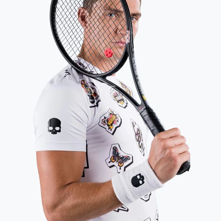 Herren-Tennisshirt HYDROGEN Tattoo Tech weiß T00504001 5